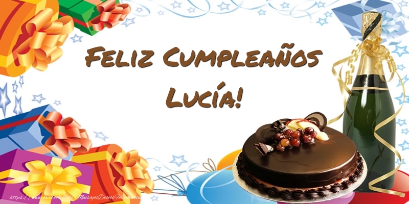 Cumpleaños Feliz Cumpleaños Lucía!