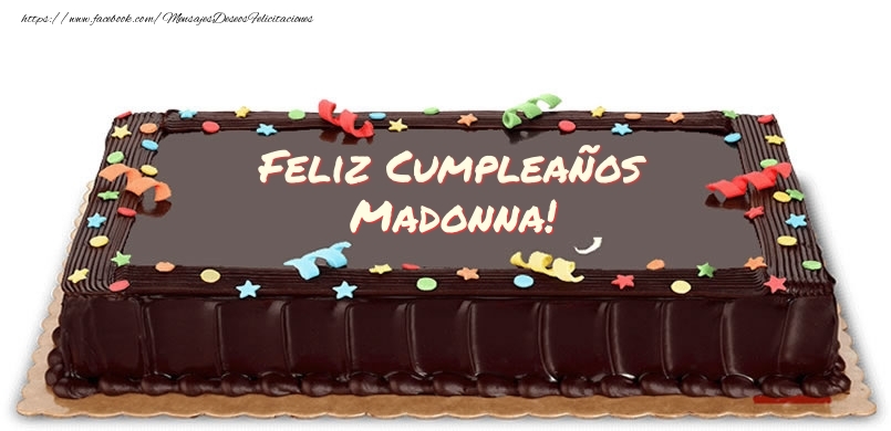 Felicitaciones de cumpleaños - Tartas | Feliz Cumpleaños Madonna!