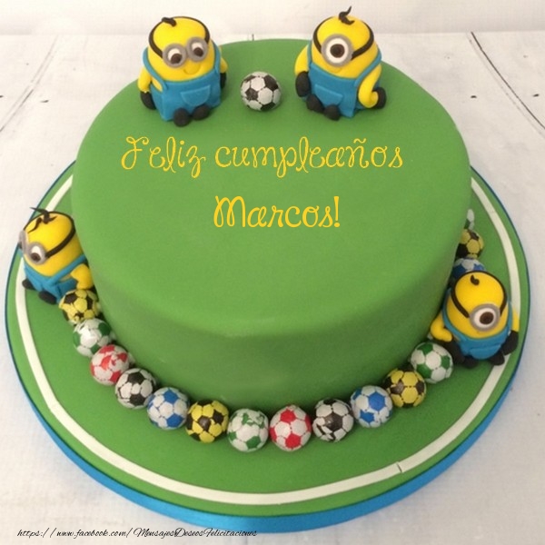 Felicitaciones de cumpleaños - Feliz cumpleaños, Marcos!