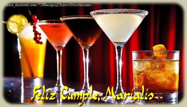 Felicitaciones de cumpleaños - Champán | Feliz Cumple, Marialis