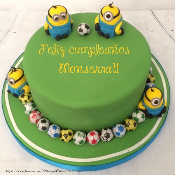 Felicitaciones de cumpleaños - Tartas | Feliz cumpleaños, Monserrat!