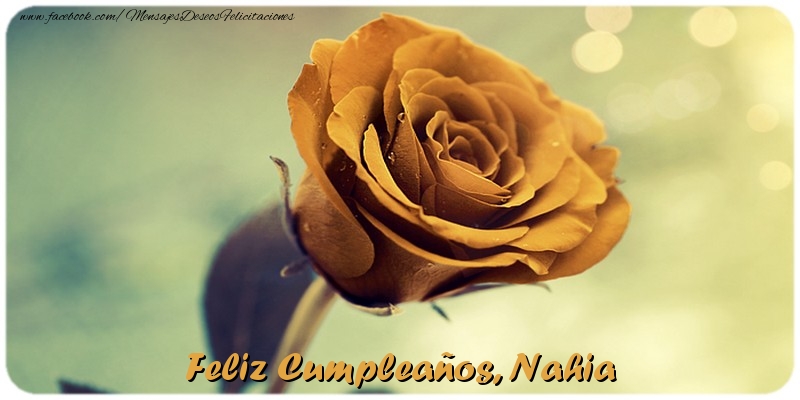 Felicitaciones de cumpleaños - Feliz Cumpleaños, Nahia