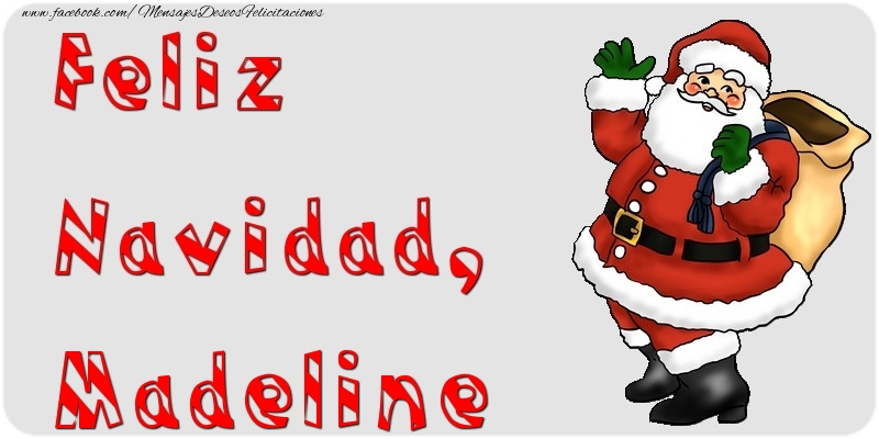 Felicitaciones de Navidad - Feliz Navidad, Madeline