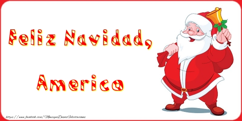  Felicitaciones de Navidad - Papá Noel | Feliz Navidad, Americo