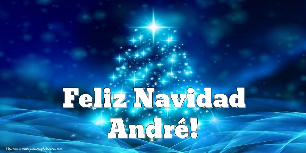 Felicitaciones de Navidad - Feliz Navidad André!