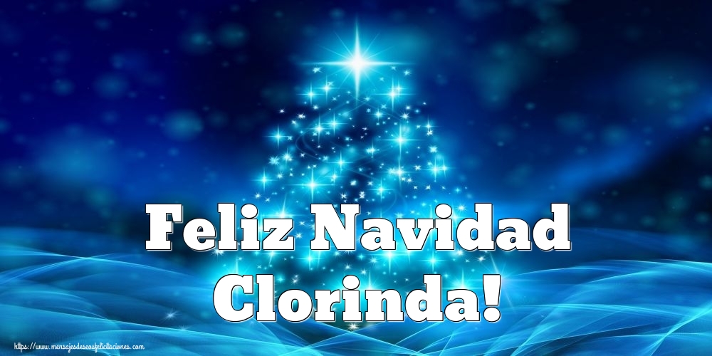 Felicitaciones de Navidad - Árbol De Navidad | Feliz Navidad Clorinda!