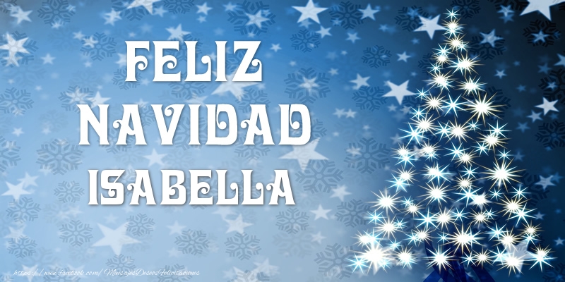 Felicitaciones de Navidad - Árbol De Navidad | Feliz Navidad Isabella