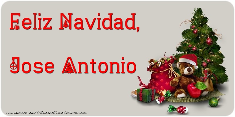 Felicitaciones de Navidad - Feliz Navidad, Jose Antonio