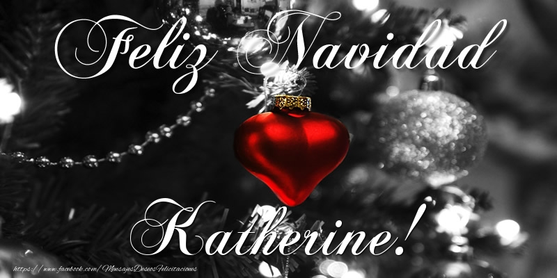 Felicitaciones de Navidad - Bolas De Navidad | Feliz Navidad Katherine!