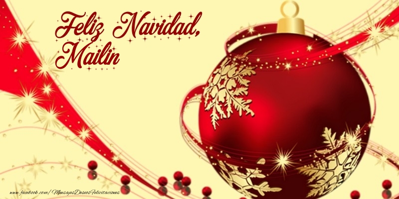 Felicitaciones de Navidad - Bolas De Navidad | Feliz Navidad, Mailin
