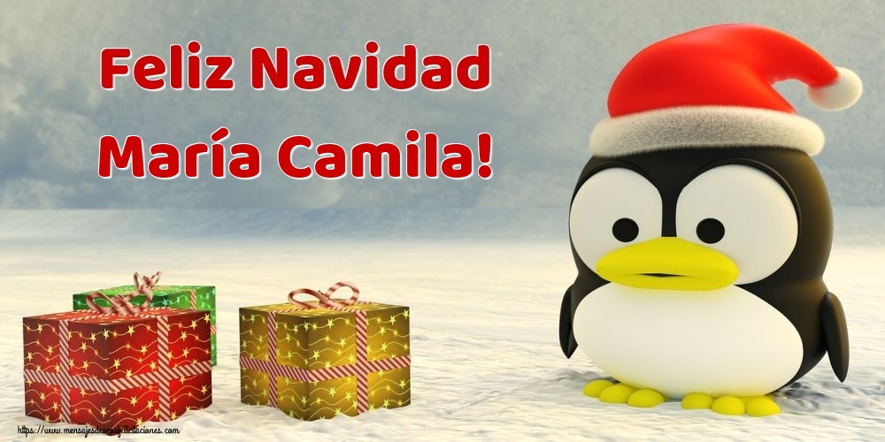 Felicitaciones de Navidad - Regalo | Feliz Navidad María Camila!