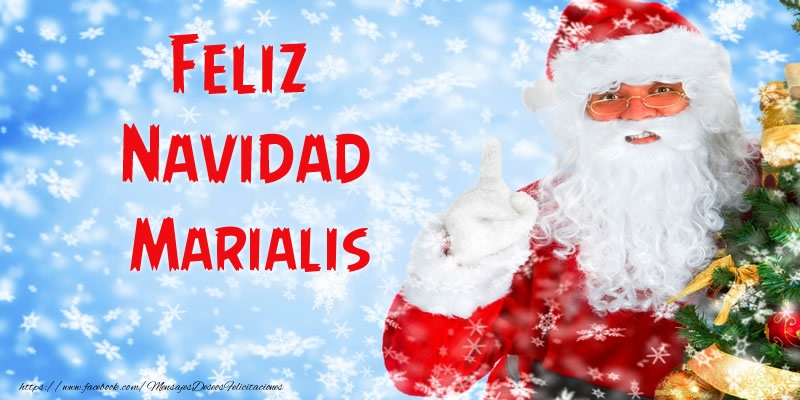 Felicitaciones de Navidad - Papá Noel | Feliz Navidad Marialis