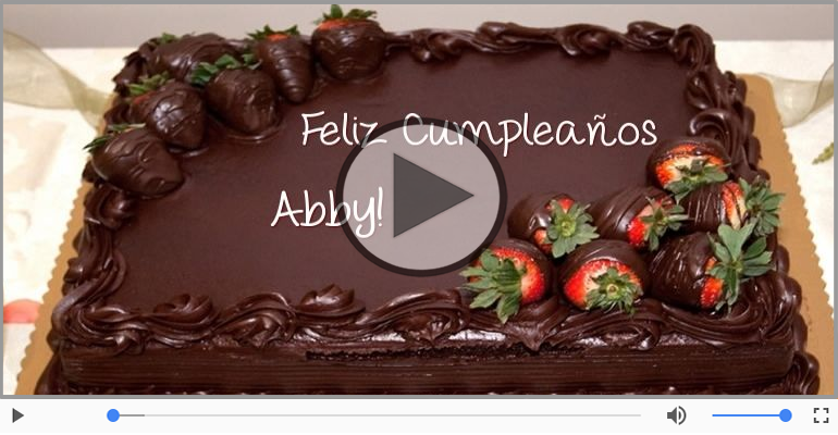 ¡Feliz Cumpleaños Abby!