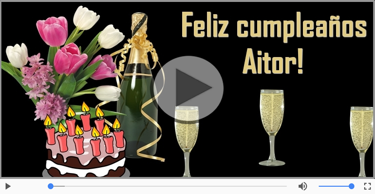 ¡Feliz Cumpleaños Aitor! Happy Birthday Aitor!