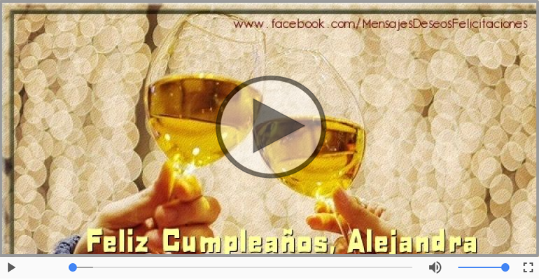 Cumpleaños Feliz para Alejandra!