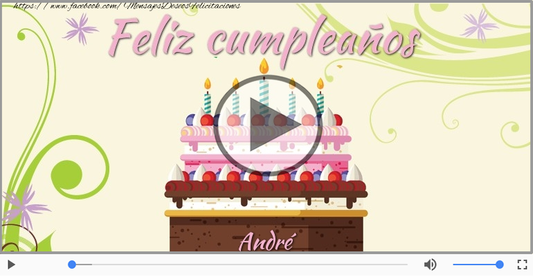 Cumpleaños Feliz para André!