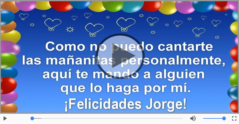 ¡Feliz Cumpleaños Jorge!