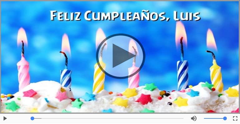 ¡Feliz Cumpleaños Luis!