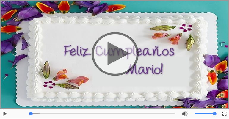 Cumpleaños Feliz para Mario!